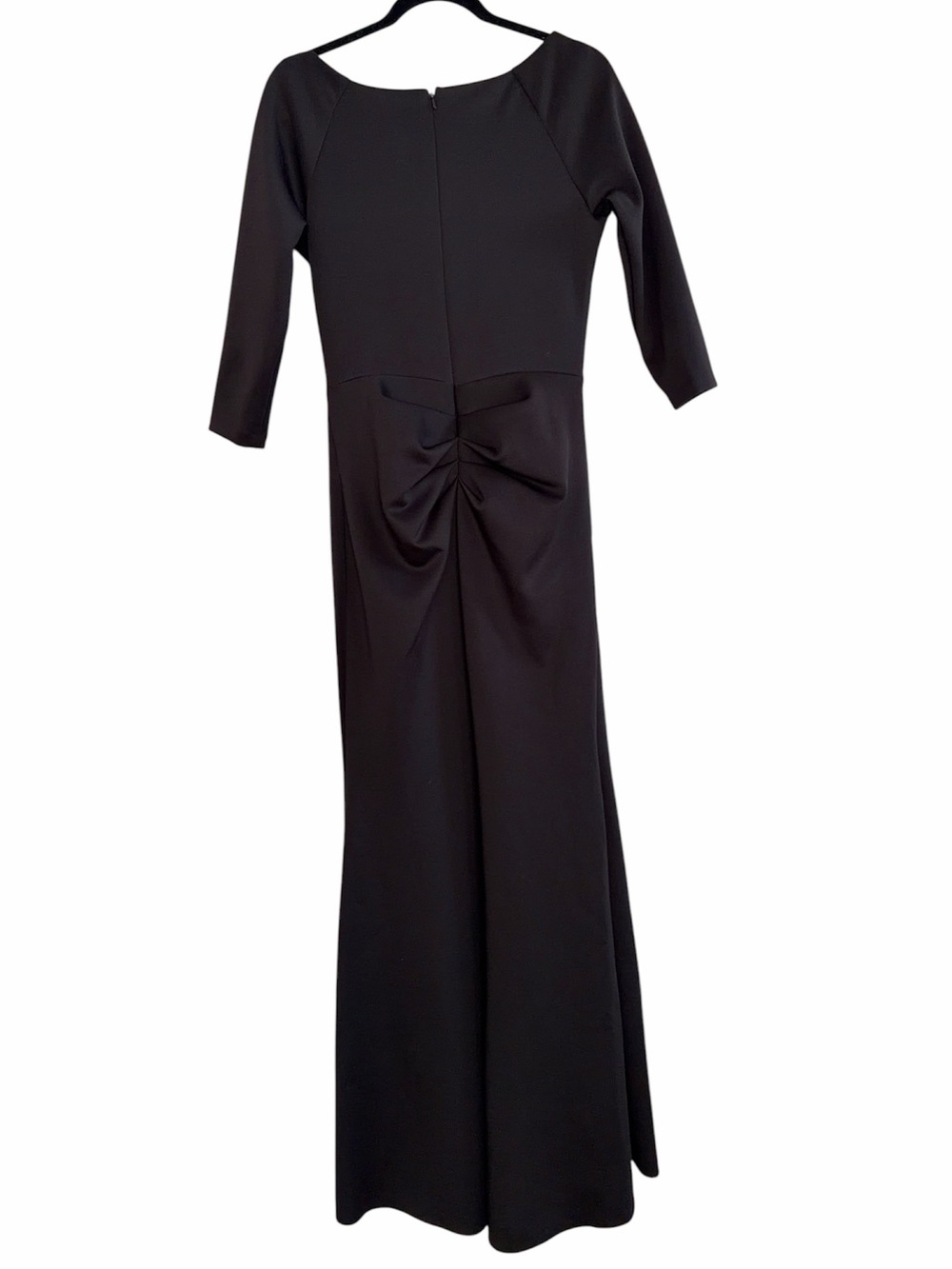 Xscape Lexi Ruched Scuba Evening Dress Size 8 - Picture 4 of 5